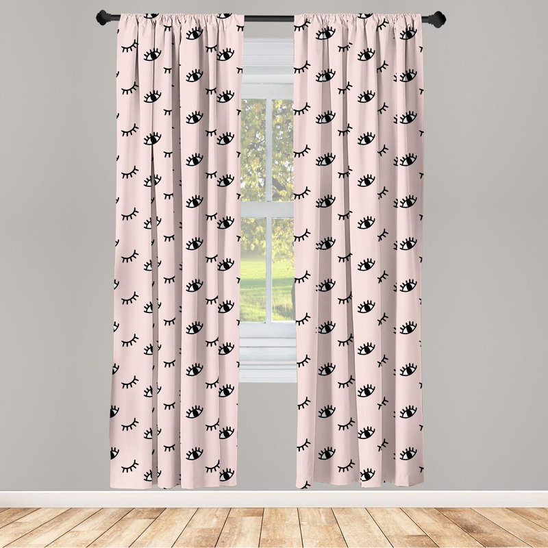 Semi-Sheer Rod Pocket Sliding Panel, 28" x 84"