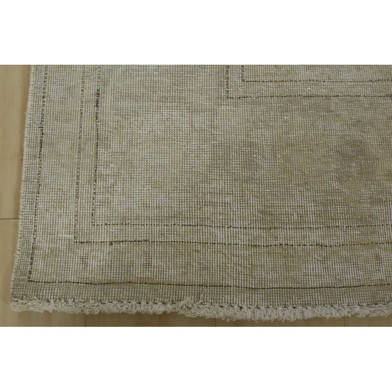 Tapis beige noué à la main Tabriz
