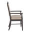Chaise avec accoudoirs en tissu beige Cipolla-105513480