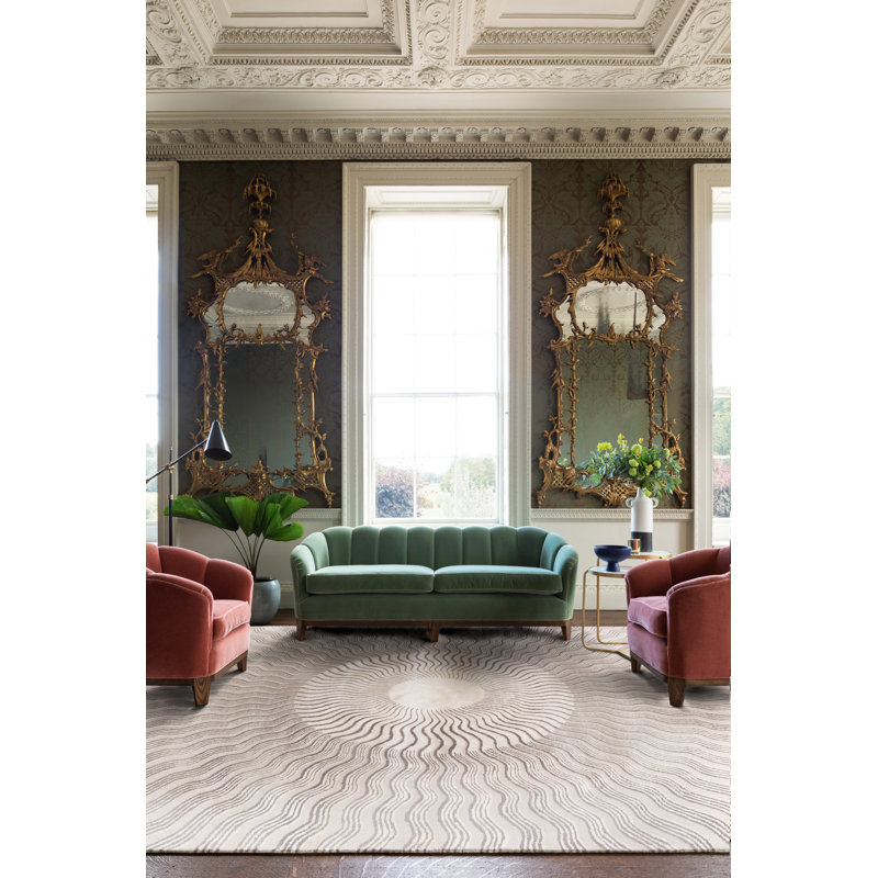 Mary Katrantzou Sunray Nude Area Rug, Rectangle 6' x 9'
