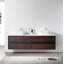 Meuble-lavabo de 72 po en contreplaqué de bois naturel avec plateau en quartz d'ingénierie Sintra-119167560-119167561