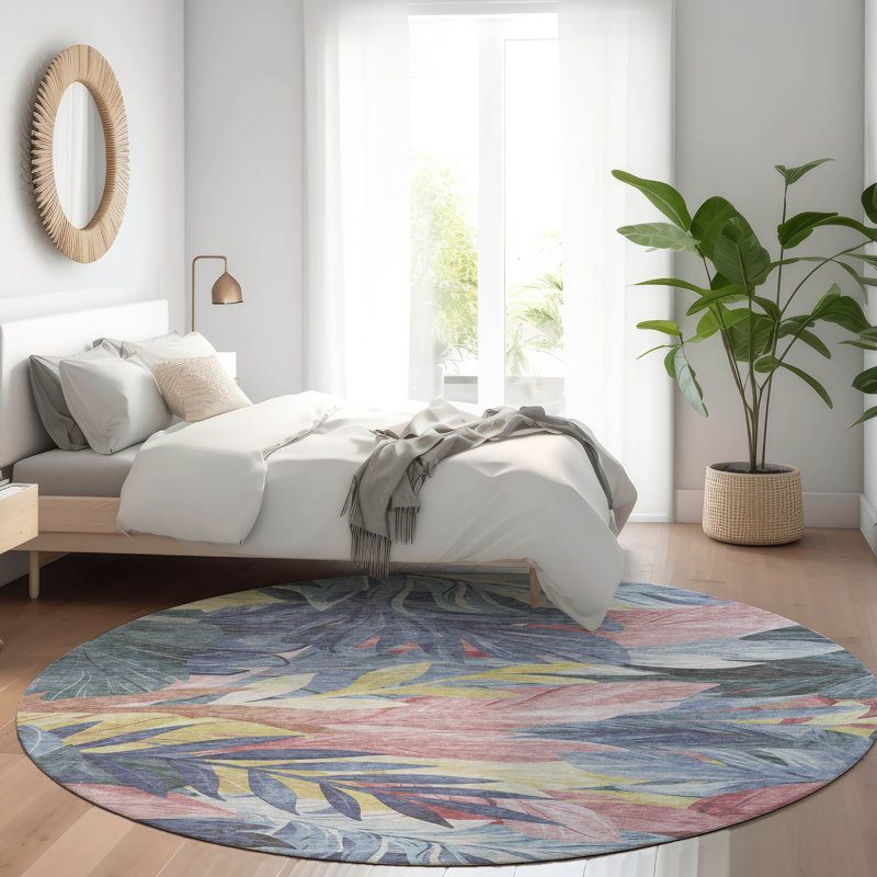 Tapis intérieur / extérieur bleu Warpella , 8 pi x 8 pi