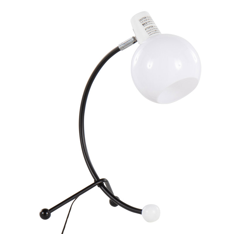 Metal Arched Lamp, Black