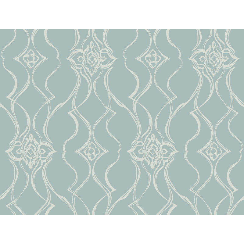 Papier peint pirouette, Bleu