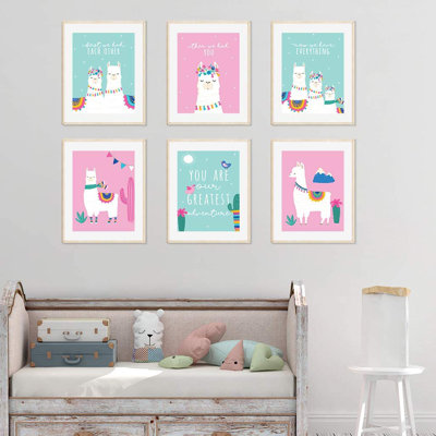 Dant Animals 6 - Piece Paper Print