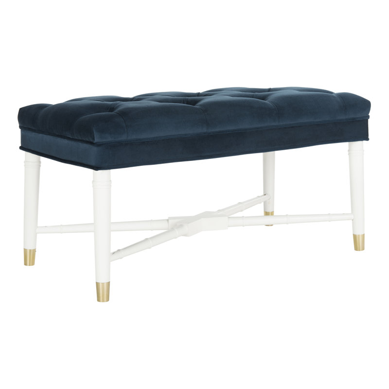 Velvet Upholstered Bench
