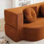 Lit simple, 21 lits pliants orange, pour les invités, bureau à domicile, appartement, sans assemblage, matelas en mousse, salon,