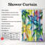Classic Tropical Designs - Rideau de douche standard 1 pièce-1627515734