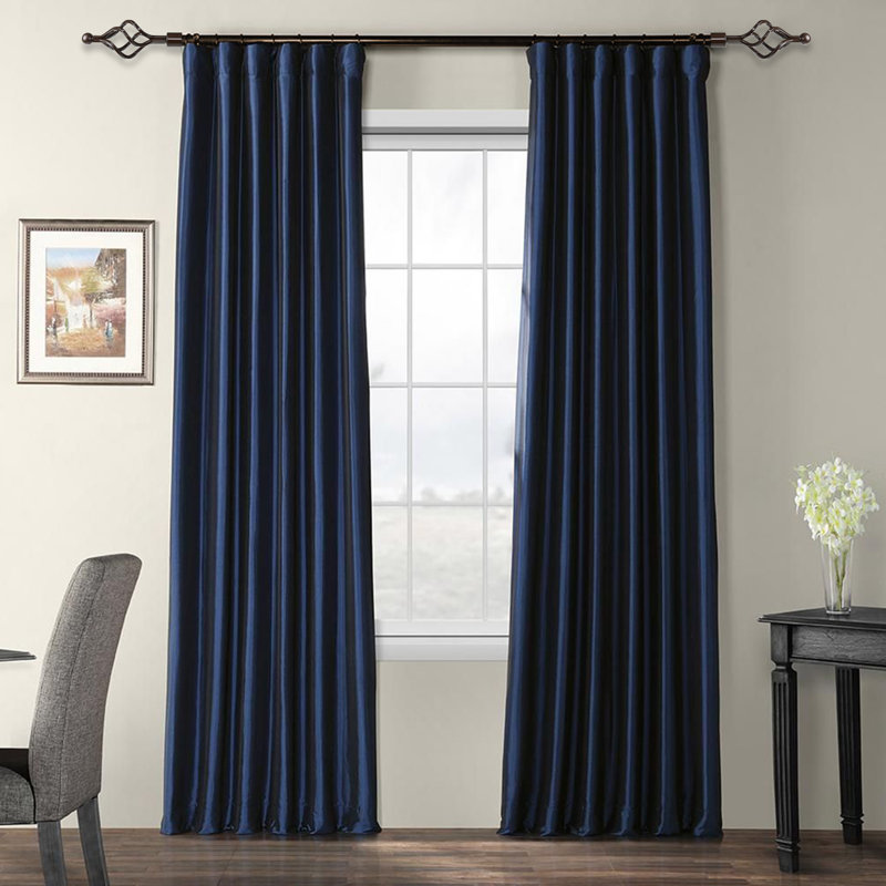 Tringle à rideaux simple réglable 0,75 po Valmar, H 1 po x l 48 po x P 1 po, Bronze