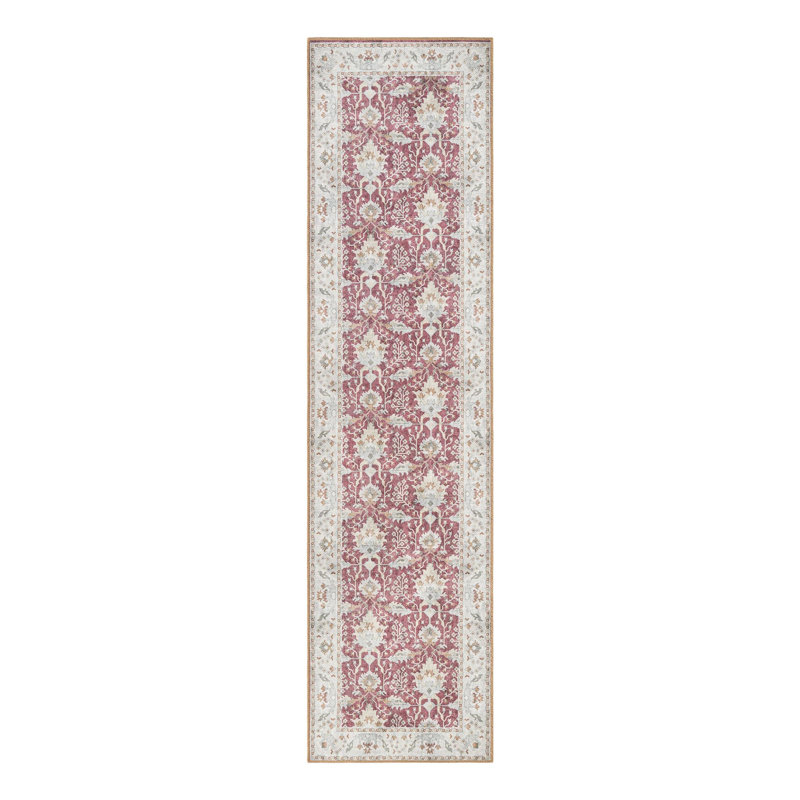 Masina Performance Chenille Floral Indoor Rug, Runner 2'7" x 10'