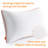 Bed Pillows King Size Set of 2, Fluffy Pillows for Back, Stomach or Side Sleepers, Luxury Hotel Quality-117534510