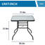Table d'extérieur Bodiford L 31,6 x l 31,6