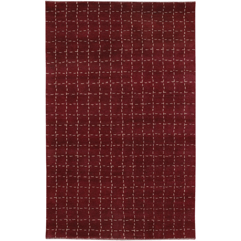 Mikiela Wool Geometric Indoor Rug, Rectangle 7'9" x 10'6"