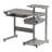 Techni Mobili Complete Computer Workstation Desk, Grey With Moisture-Resistant Veneer And Scratch-Resistant Steel Legs For Durable And Efficient Home Office Setup-558424459
