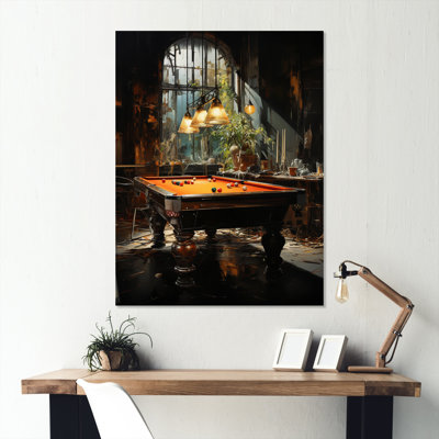 " Billard Shadows In Motion I "