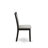 Modern Dining Set - A Dining Table with Trestle Base and Linen Fabric Kitchen Chairs with High Back-255592811-255592810
