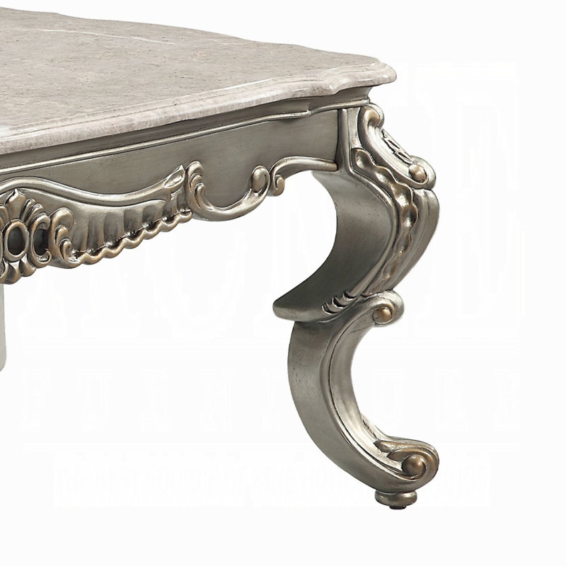 Table basse Miliani avec plateau en marbre