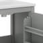 Meuble-lavabo de 20 pouces avec support de rangement, tablette ouverte-240329870