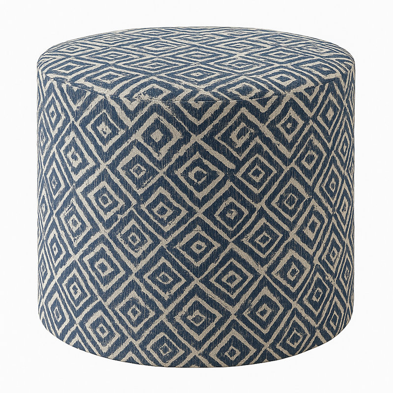 Repose-pieds Crescendo, Polyester diamant bleu