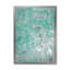 «Teal and Gray Abstract Impression», reproduction d'art moderne et contemporaine sur toile-1923794514-1923794513