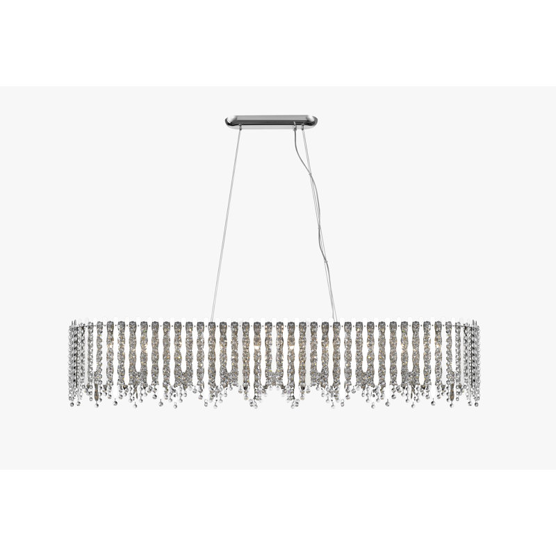 Ruark 10 - Light Chrome Crystal Pendant