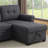 Convertible Storage L - Shaped Sofa