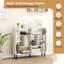 Open Bookshelf Modern Geometric Bookcase-1365791274