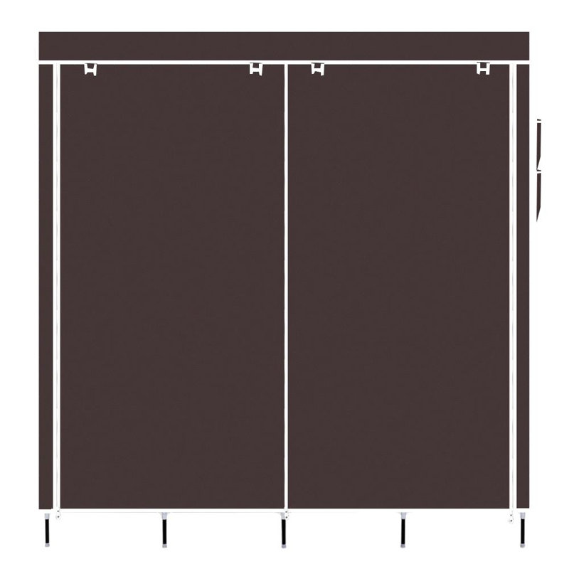 Armoire portative l 66,73 po Tsang, Marron foncé
