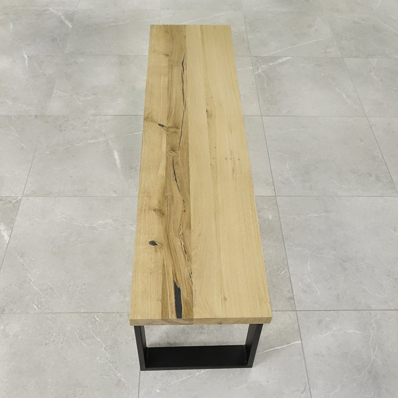 Finadeni Upholstered Bench, Beige, 49cm H x 120cm W x 40cm D