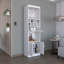 Grande armoire à 5 niveaux avec porte-verres, porte-verres et 12 casiers à bouteilles pour un rangement et une présentation efficaces-215801028