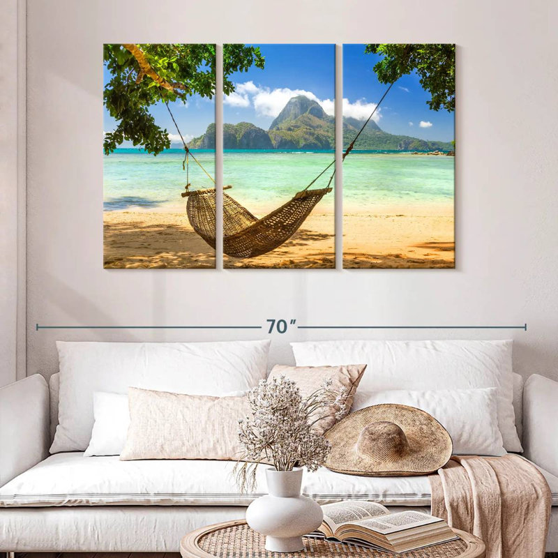 Gillard Beach Bamboo Hammock, 32" H x 50" W