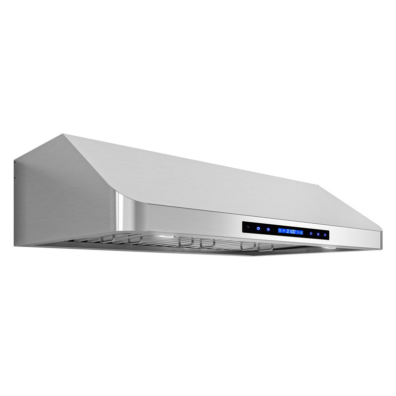 QS Series Cosmo 36 in. Haven Collection Ducted Under Cabinet Range Hood, Touch Controls, LED Lights, Stainless Steel