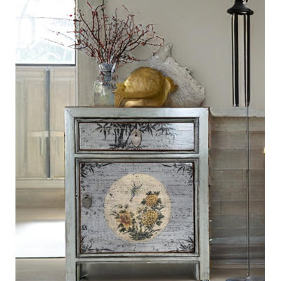 Calandra 45cm W Solid Wood Bedside Table