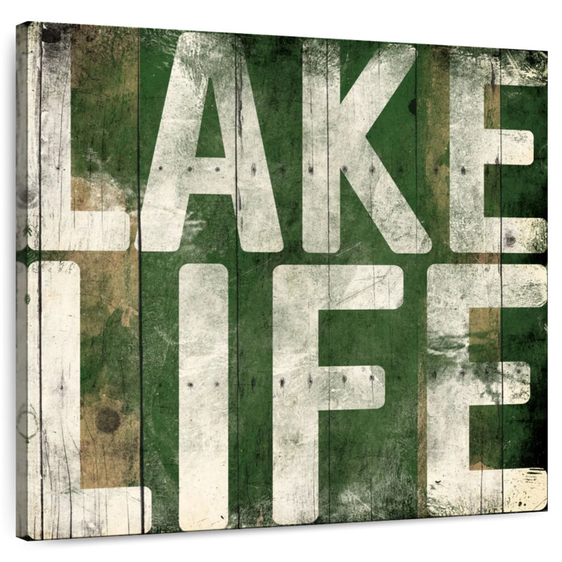 Tergel Lake Life, 16" H x 16" W
