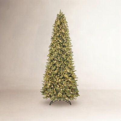 Slim 12' Pre-Lit Fir Christmas Tree