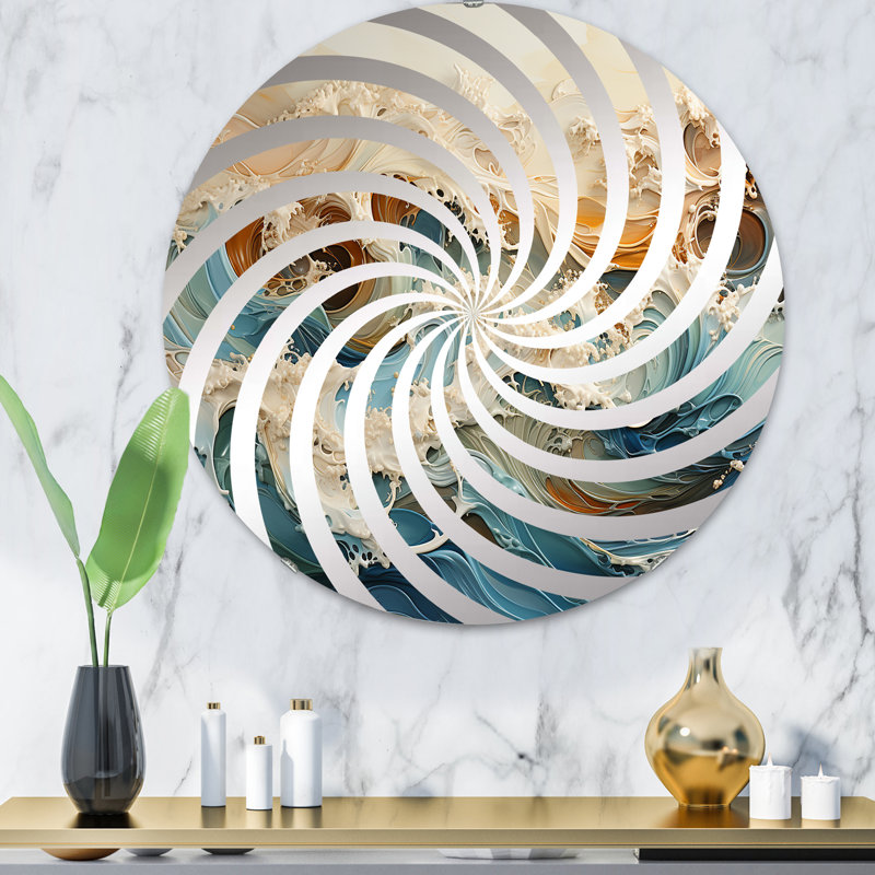 Miroir décoratif sans cadre, 31,4 po x 31,4 po