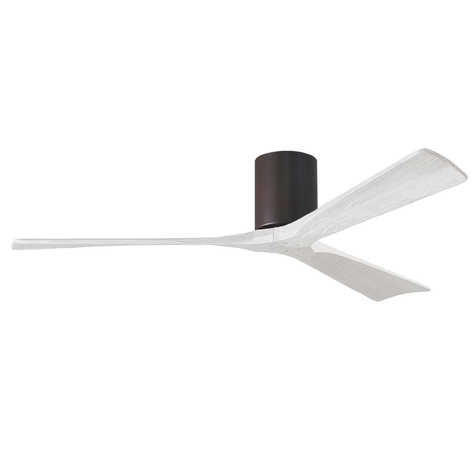 Olivier 3 Blade Ceiling Fan, Textured Bronze, Matte White, 60"