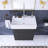 21.6 Inch Modern Floating Bathroom Vanity With Ceramic Basin-1160056298