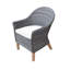 Vienna Wicker Outdoor Dining Armchair-1880251510-1889086308