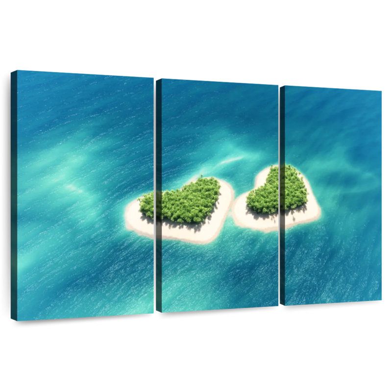 Gillard Island Hearts, H 32 po x l 50 po