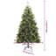 Artificial Hinged Christmas Tree with Cones-334923951-334923948