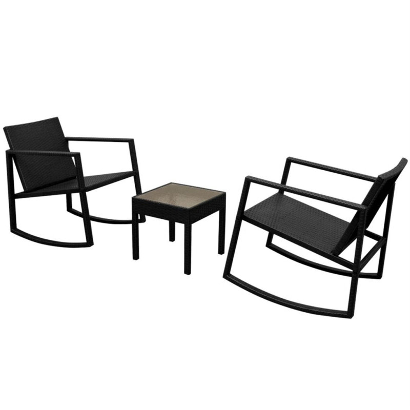 Two Person Seating Group, Black
