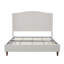 Lit plateforme tapissier à oreilles avec pieds en bois massif et tissu chenille, aucun sommier requis, grand-808577715