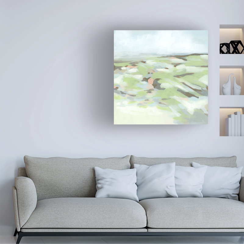 Bolognaise «Green Valley Slope II» sur toile, H 24 po x l 24 po