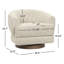 Chassia Upholstered Swivel Accent Chair