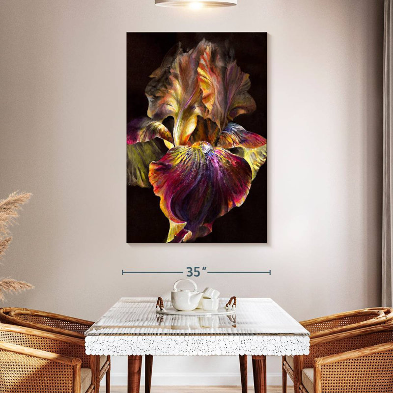 Harnek Iris, 51" H x 34" W