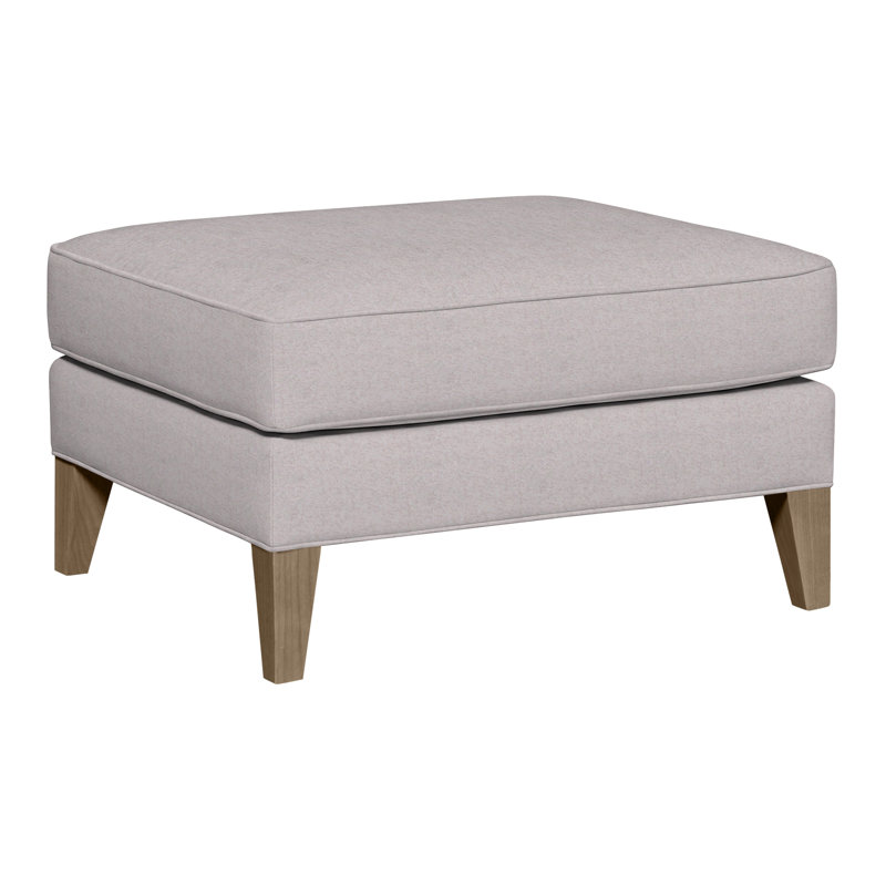 Burlingame Upholstered Ottoman, Hampton, Nadia Linen
