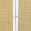 Burce Kitchen Storage Cabinet with 2 Rattan Doors, Buffet Sideboard Cabinet with Shelf
