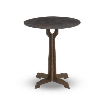 Malloy Outdoor Round Side Table