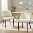 Chaise rembourrée en bois massif Orena